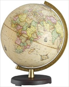  Globus Antik - Terra Renaissance Leuchtglobus, Kunststoffmeridiran-Geschenkverpackung